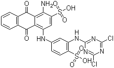 structure of CAS# 13324-20-4, Reactive Blue 4