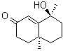 structure of CAS# 133369-42-3, (4aS-顺式)-4,4a,5,6,7,8-六氢-8-羟基-4a,8-二甲基-2(3H)-萘酮