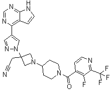 structure of CAS# 1334298-90-6, Itacitinib