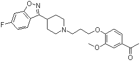 structure of CAS# 133454-47-4, Iloperidone