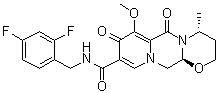structure of CAS# 1335210-35-9, (4R,12aS)-N-[(2,4-二氟苯基)甲基]-3,4,6,8,12,12a-六氢-7-甲氧基-4-甲基-6,8-二氧代-2H-吡啶并[1',2':4,5]吡嗪并[2,1-b][1,3]恶嗪-9-甲酰胺