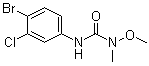structure of CAS# 13360-45-7, 1-(3-Chloro-4-bromophenyl)-3-methyl-3-methoxyurea