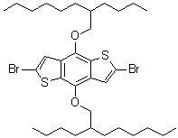 CAS # 1336893-15-2, 2,6-Dibromo-4,8-bis[(2-butyloctyl)oxy]benzo[1,2-b:4,5-b']dithiophene