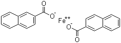 structure of CAS# 1338-14-3, Iron naphthenate
