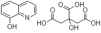 CAS # 134-30-5, Citroxin, 8-Hydroxyquinolinium citrate, Oxyquinoline citrate, Quinolinol 2-hydroxy-1,2,3-propanetricarboxylate (1:1) salt