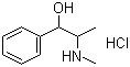 structure of CAS# 134-71-4, DL-Ephedrine hydrochloride