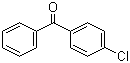 structure of CAS# 134-85-0, 4-Chlorobenzophenone