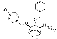 CAS # 134221-42-4, 1,6-Anhydro-2-azido-2-deoxy-4-O-[(4-methoxyphenyl)methyl]-3-O-(phenylmethyl)-beta-D-glucopyranose