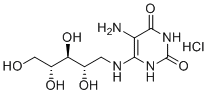 CAS 登录号：134452-11-2, 5-氨基-6-{[(2S,3S,4R)-2,3,4,5-四羟基戊基]氨基}-1,2,3,4-四氢嘧啶-2,4-二酮盐酸盐