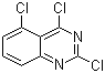 structure of CAS# 134517-55-8, 2,4,5-Trichloroquinazoline