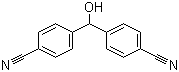 structure of CAS# 134521-16-7, Bis(4-cyanophenyl)methanol