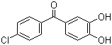 structure of CAS# 134612-84-3, 4'-Chloro-3,4-dihydroxybenzophenone