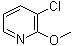 structure of CAS# 13472-84-9, 3-Chloro-2-methoxypyridine