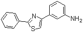 structure of CAS# 134812-32-1, 3-(2-苯基噻唑-4-基)苯胺