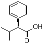 structure of CAS# 13490-69-2, (alphaS)-alpha-(1-Methylethyl)benzeneacetic acid