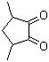 structure of CAS# 13494-07-0, 3,5-二甲基-1,2-环戊二酮