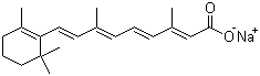 CAS 登录号：13497-05-7, 维甲酸钠盐, 视黄酸钠盐, 维生素 A 酸钠盐