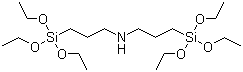 structure of CAS# 13497-18-2, 双[3-(三乙氧基硅)丙基]胺