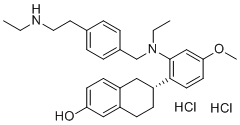 structure of CAS# 1349723-93-8, 依拉司群二盐酸盐