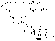 structure of CAS# 1350514-68-9, Grazoprevir