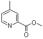structure of CAS# 13509-13-2, 4-Methylpyridine-2-carboxylic acid methyl ester
