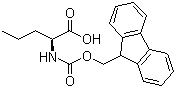structure of CAS# 135112-28-6, Fmoc-L-Norvaline