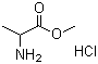 structure of CAS# 13515-97-4, DL-丙氨酸甲酯盐酸盐