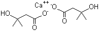 structure of CAS# 135236-72-5, beta-甲基-beta-羟基丁酸钙