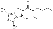 CAS 登录号：1352743-83-9, 1-(4,6-二溴-3-氟噻吩并[3,4-b]噻吩-2-基)-2-乙基-1-己酮