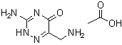 structure of CAS# 1353100-80-7, 3-Amino-6-(aminomethyl)-1,2,4-triazin-5(2H)-one acetate (1:1)