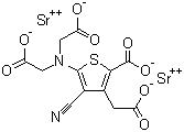 structure of CAS# 135459-87-9, Strontium ranelate