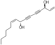 CAS 登录号：1354638-93-9, (3S,8R,9Z)-1,9-十五碳二烯-4,6-二炔-3,8-二醇