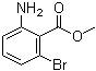 structure of CAS# 135484-78-5, 2-氨基-6-溴苯甲酸甲酯