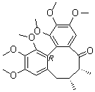 CAS # 135557-67-4, Schisanlignone A, (6R,7R,12aR)-7,8-Dihydro-1,2,3,10,11,12-hexamethoxy-6,7-dimethyl-dibenzo[a,c]cycloocten-5(6H)-one