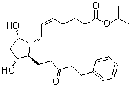 CAS # 135646-98-9, 15-Ketolatanoprost, [1R-[1alpha(Z),2beta,3alpha,5alpha]]-7-[3,5-Dihydroxy-2-(3-oxo-5-phenylpentyl)cyclopentyl]-5-heptenoic acid 1-methylethyl ester