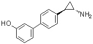 structure of CAS# 1357302-64-7, 4'-((1R,2S)-2-Aminocyclopropyl)biphenyl-3-ol