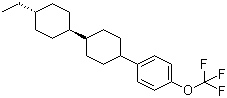 structure of CAS# 135734-59-7, 4-[trans-4-(trans-4-Ethylcyclohexyl)cyclohexyl]-1-trifluoromethoxybenzene