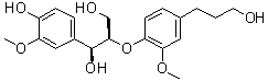 structure of CAS# 135820-77-8, erythro-Guaiacylglycerol-beta-O-4'-dihydroconiferyl alcohol