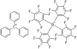 structure of CAS# 136040-19-2, 三苯碳鎓四(五氟苯基)硼酸盐