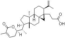 CAS # 136040-43-2, Schisanlactone E, Kadsulactone acid, (3S,3aR,4aS,6aR,7R,9aS,9bS)-7-[(1S)-1-[(2R)-3,6-Dihydro-5-methyl-6-oxo-2H-pyran-2-yl]ethyl]decahydro-6a,9a-dimethyl-3-(1-methylethenyl)-1H-cyclopenta[a]cyclopropa[e]naphthalene-3a(4H)-propanoic acid
