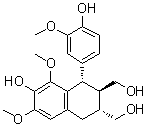 structure of CAS# 136082-41-2, (+)-8-Methoxyisolariciresinol