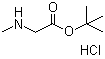 structure of CAS# 136088-69-2, 肌氨酸叔丁酯盐酸盐