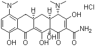 structure of CAS# 13614-98-7, Minocycline hydrochloride