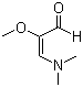 structure of CAS# 13616-34-7, (E)-3-(Dimethylamino)-2-methoxyacrylaldehyde