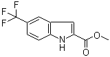 structure of CAS# 1362860-89-6, Methyl 5-trifluoromethyl-1H-indole-2-carboxylate