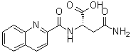 CAS # 136465-98-0, N-(2-Quinolinylcarbonyl)-L-asparagine, N-(2-Quinolinylcarbonyl)asparagine, N-(2-Quinolylcarbonyl)-L-asparagine, N-Quinaldoyl-L-asparagine