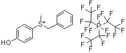 CAS # 1365091-47-9, Benzyl(4-hydroxyphenyl)methylsulfonium tris(pentafluoroethyl)trifluorophosphate