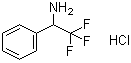 structure of CAS# 13652-09-0, (2,2,2-Trifluoro-1-phenylethyl)amine hydrochloride