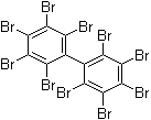 structure of CAS# 13654-09-6, 全溴代联苯