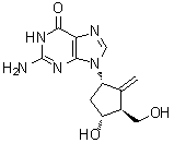 CAS # 1367369-79-6, 2-Amino-1,9-dihydro-9-[(1S,3S,4R)-4-hydroxy-3-(hydroxymethyl)-2-methylenecyclopentyl]-6H-purin-6-one